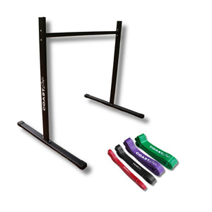Static Bar with Calisthenics Resistance bands