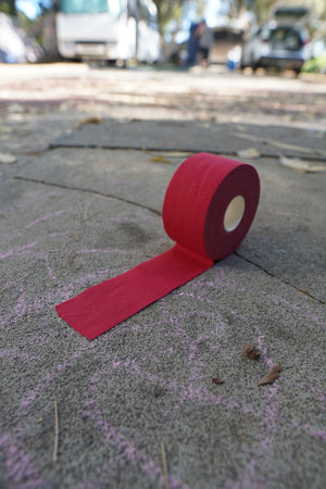 A roll of red grip tape.