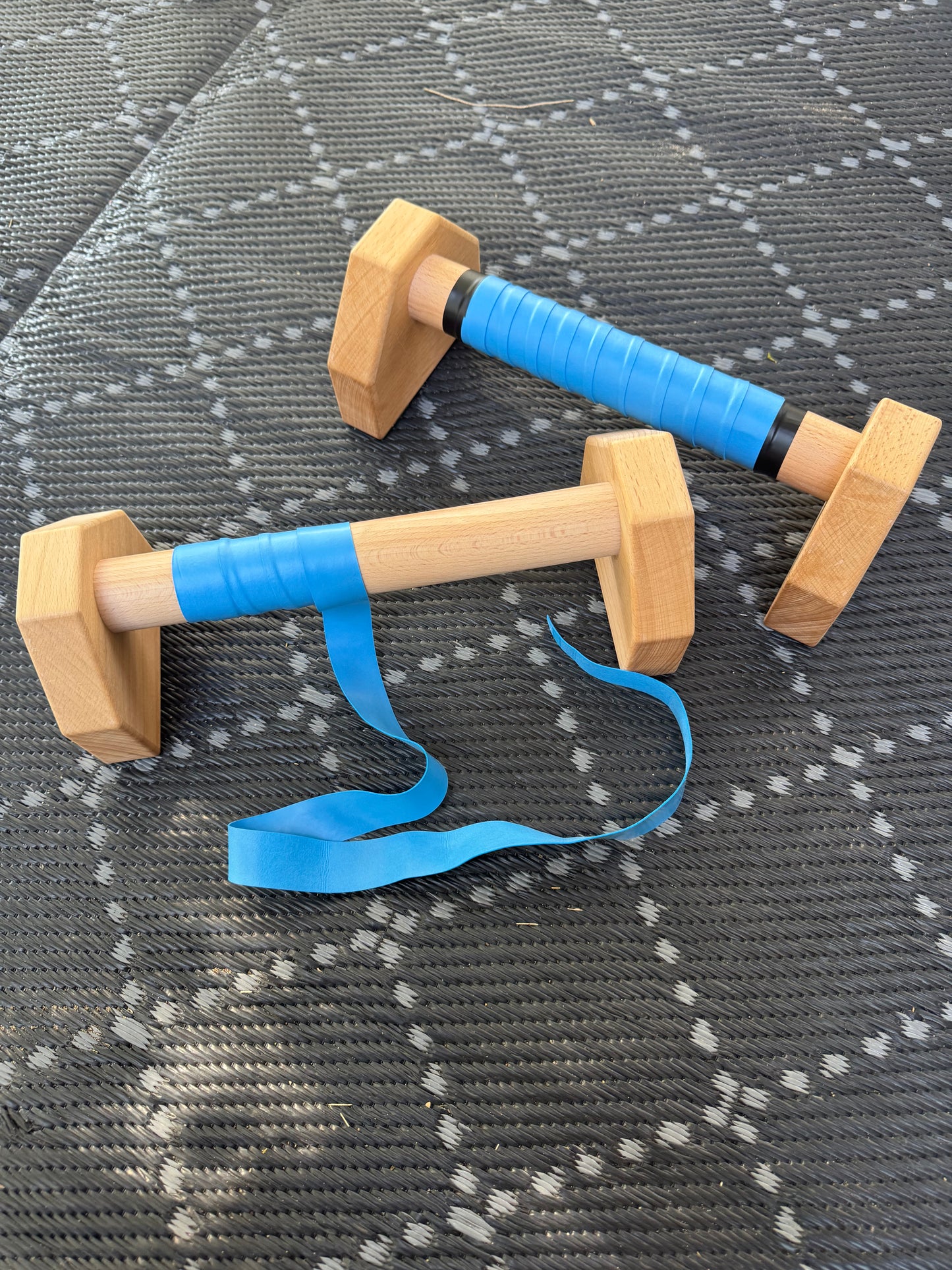 Classic Parallettes 30cm with optional grip tape for extra hold and comfort during calisthenics