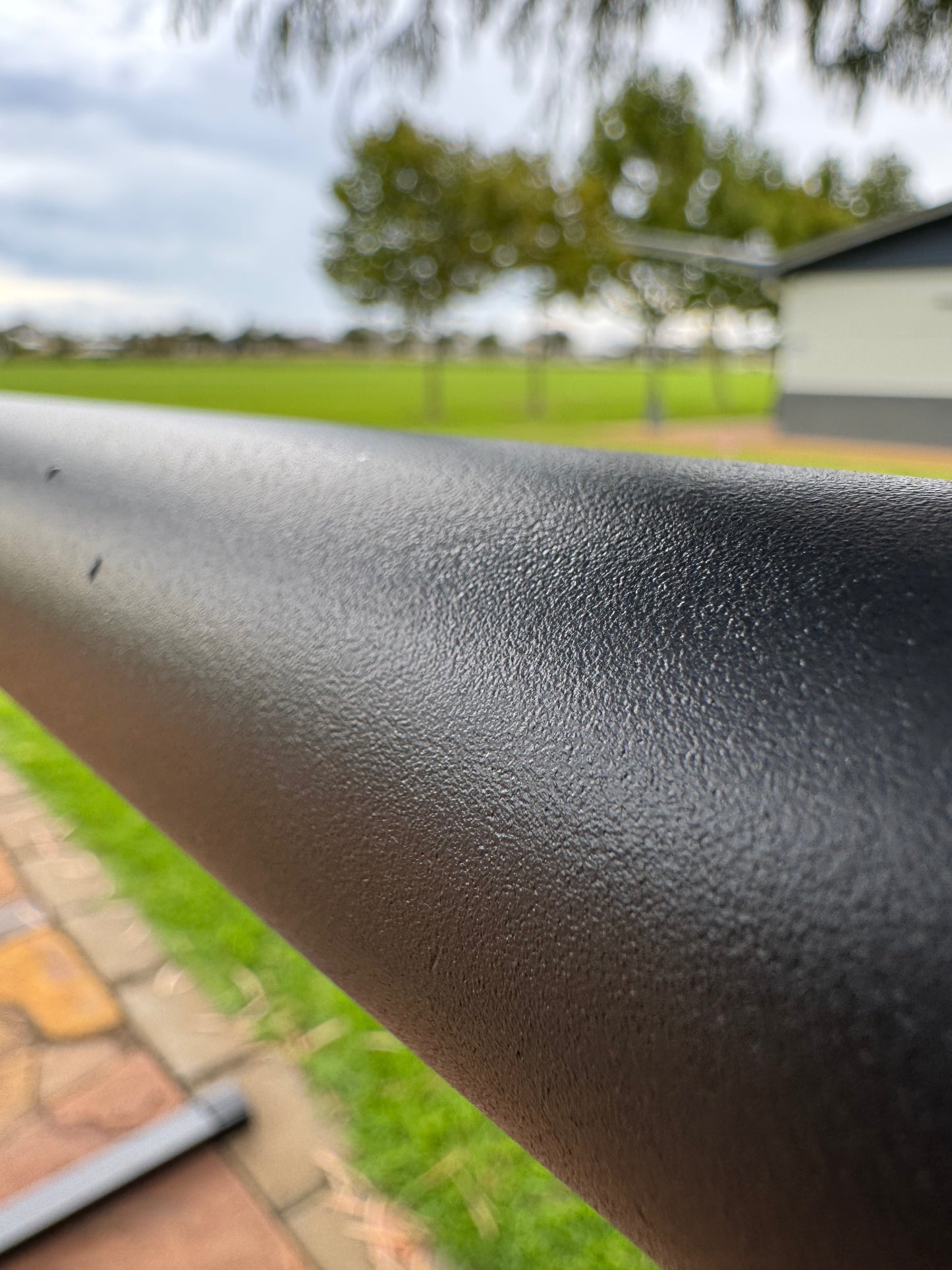 Close up calisthenics static bar