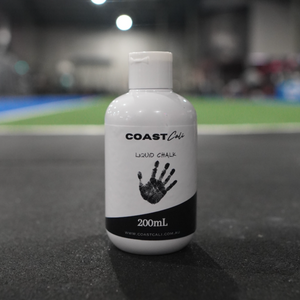A close up of a 200ml Coast Cali liquid chalk