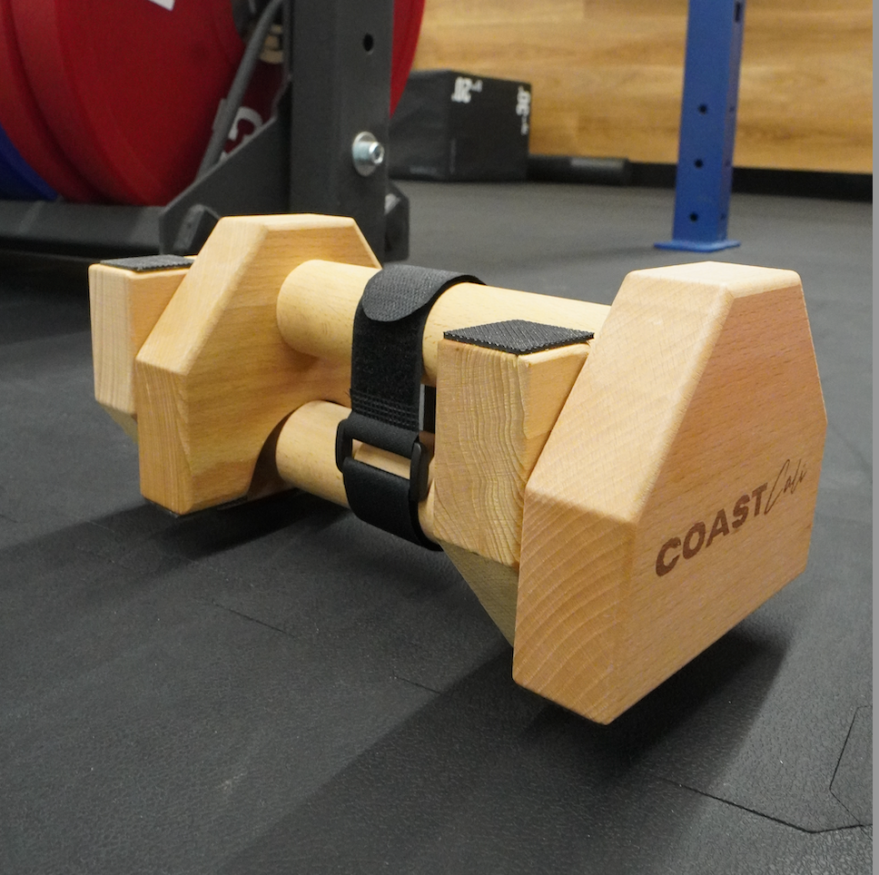 A set of calisthenics parallettes
