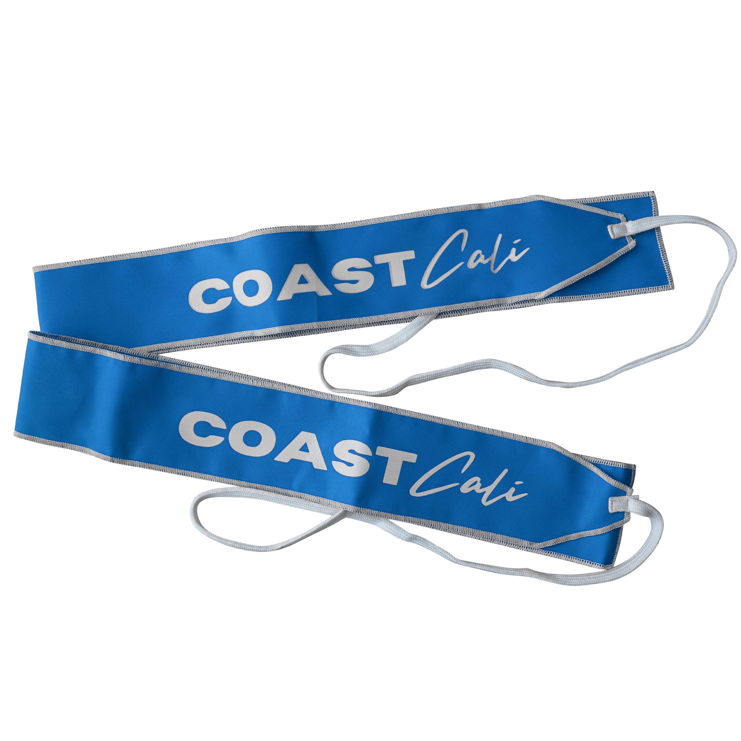 Blue Calisthenics wrist wrap on white background