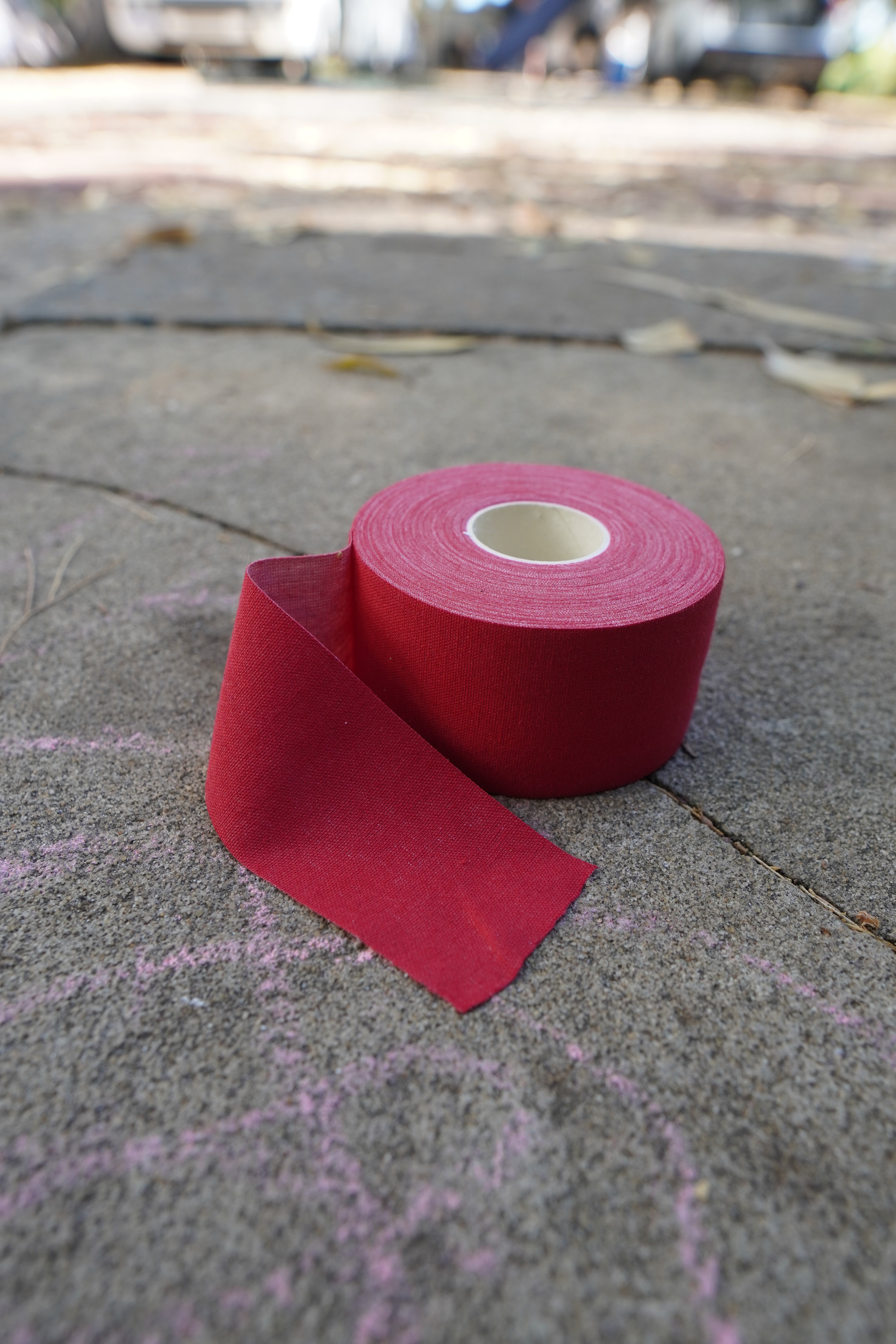 A roll of red grip tape.