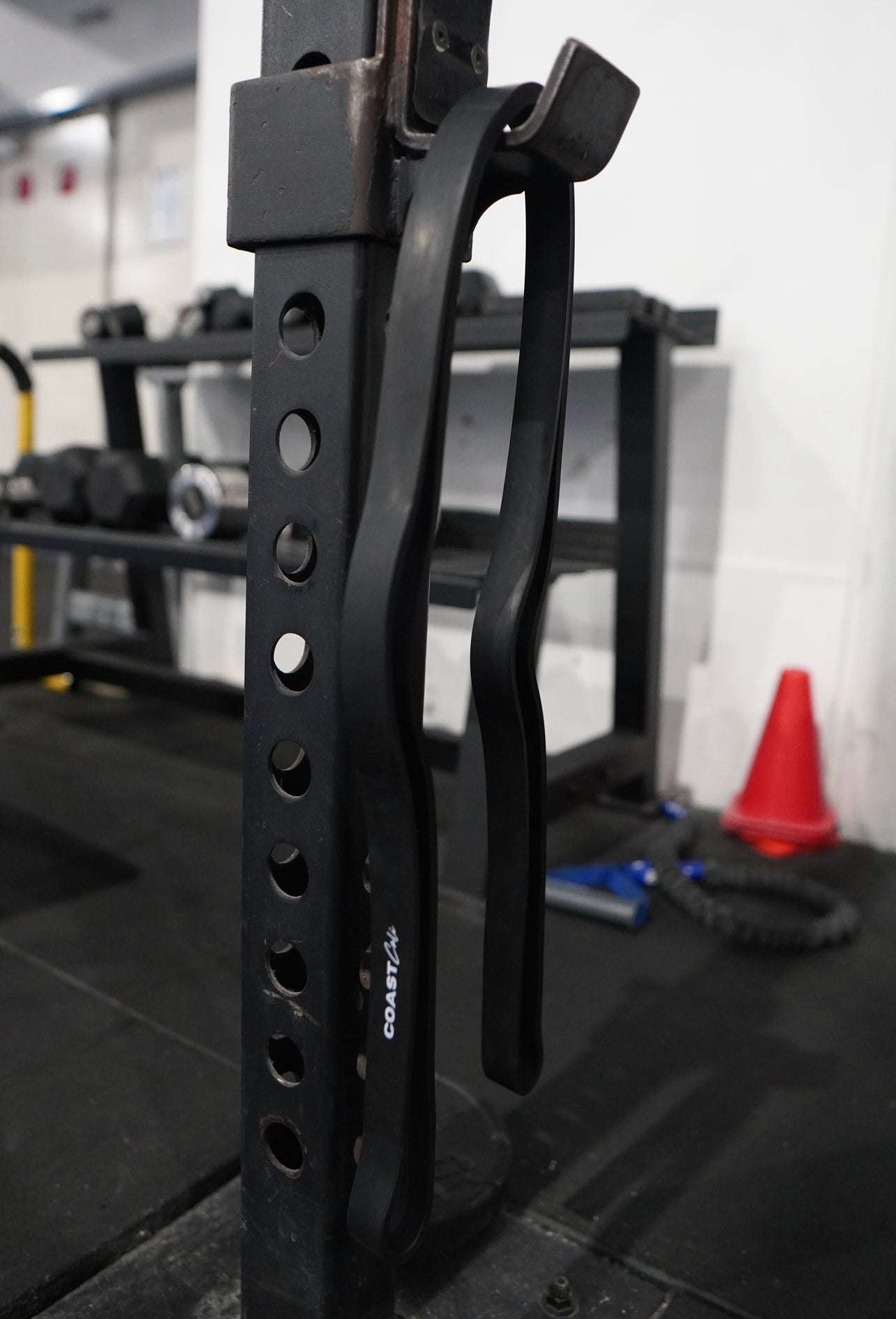 A black resistance band